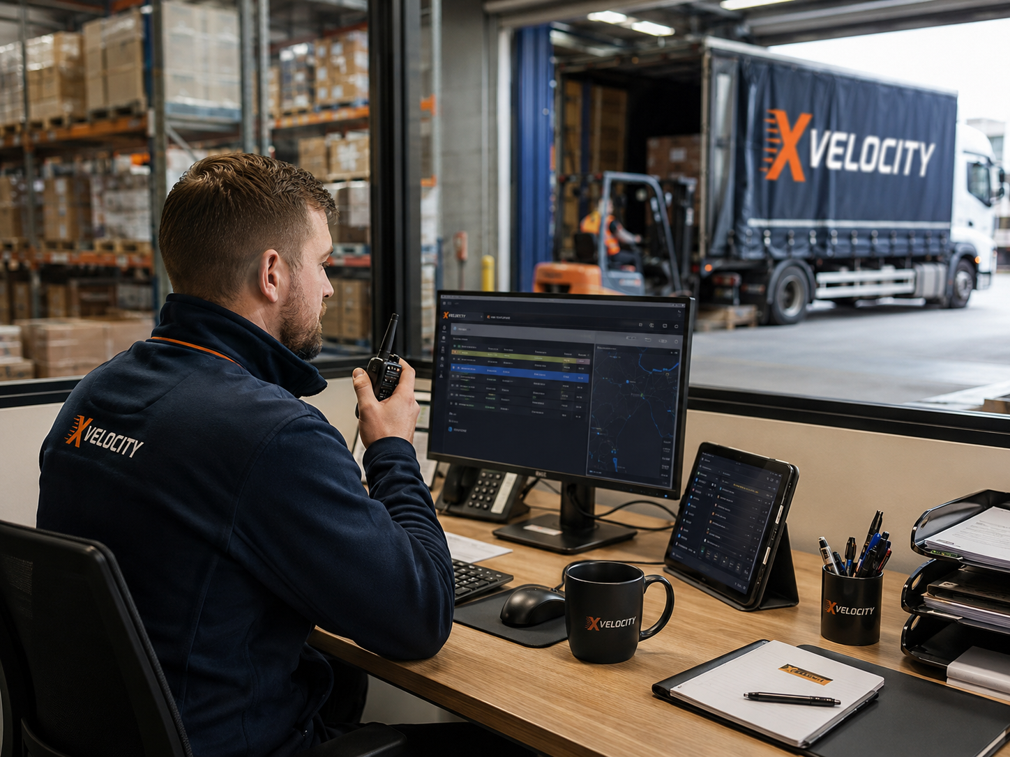 Xvelocity control centre and dispatch coordination